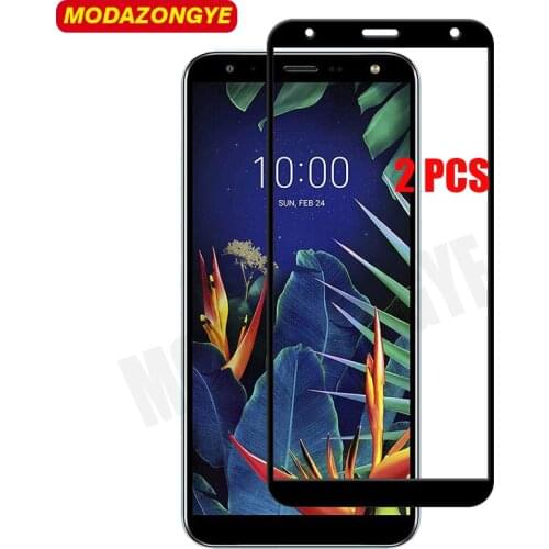 2pcs Tempered Glass For LG K40 Screen Protector LG K40 K 40 LGK40 2019 X420EM LM-X420EM Glass Protective Film Full Cover