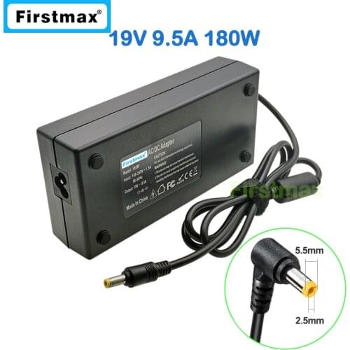 19V 9.5A 180W laptop ac adapter charger for Clevo P670SG P655RE3 P655RE6 P671SE P671SG P670RE3 P670RE6 P671RE3 P671RE6 W87 W870