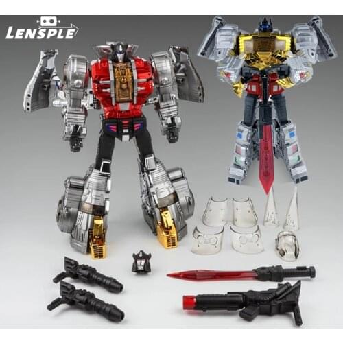 In Stock Transformation Gigapower GP HQ-04R Sludge Robot Dinosaur Brontosaurus Figure Toys Model Action ABS Electroplate