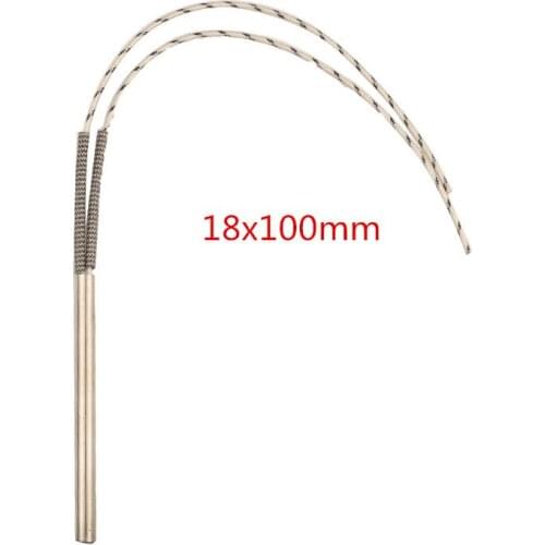 10 pcs of 18x100mm/0.71x3.94" Cartridge Heater elements, 450W/565W/735W Stainless Steel Single Ended Heating Pipe