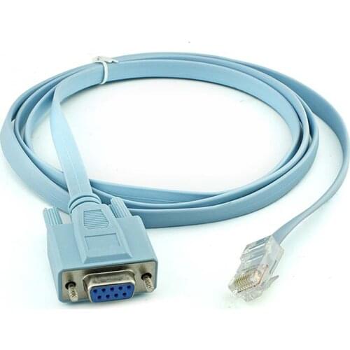 10pcs new Console Cable Router (Rs232) DB9 To RJ45 for Cisco device cord