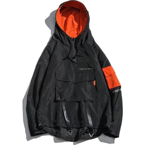 2021 Mens Pockets Sweatshirts Hooded Designer Men Zipper Hoodies Hoodie Male Hiphop Korean Loose Riobbon Pullover