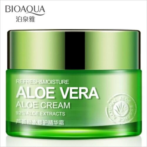 50G Aloe Vera Gel Essence Face Cream Moisturizing Snail Whitening Cream Acne Scar Removal Cream Korean Cosmetics Skin Care