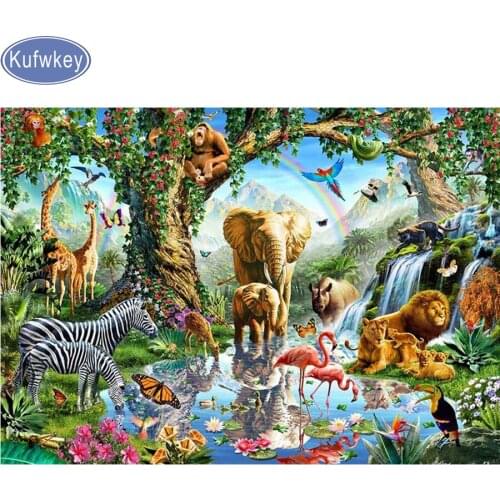 5d diy diamond painting"Zooe lephant animal"cross stitch full square drill diamond embroidery rhinestones painting mosaic 3d art