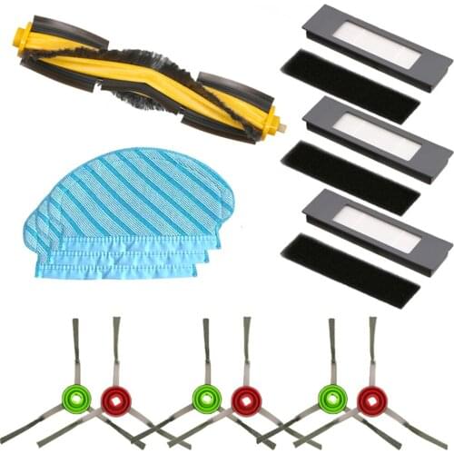 Side Brushes Main Roller Brush HEPA Filter Screen Duster Cloth for Ecovacs DEEBOT OZMO 950 Robotic Vacuum Cleaner Accessories