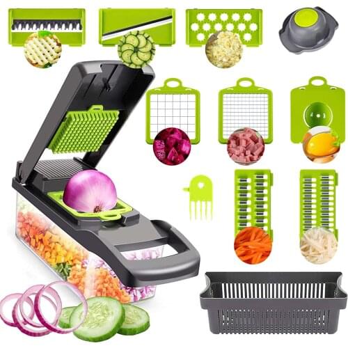 Cut vegetables artifact multifunctional diced potato wire cutter grater household potato chips slice kitchen grater