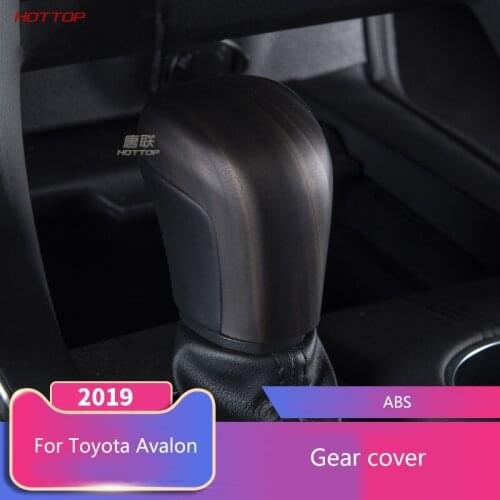 For Toyota Avalon 2019 2020 Gear Cover Sequined Gear Lever Decorative Piece Shift Lever Patch Interior Modification