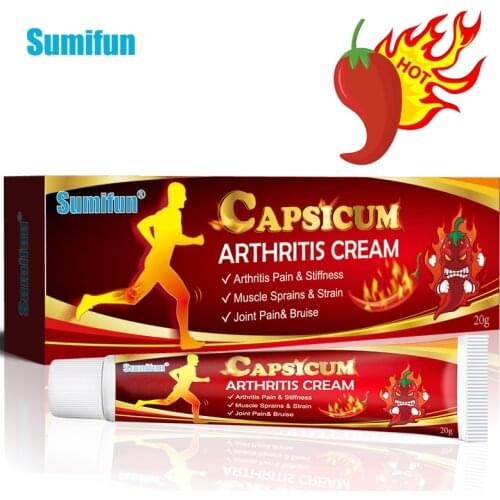 1Box Sumifun Capsicum Arthritis Cream Hot Rheumatoid Arthritis joint Knee Pain Relief Chinese Medicine Ointment Pepper Cream