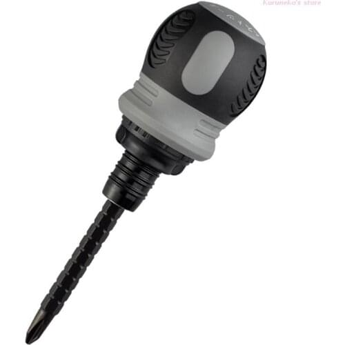 Professional Screwdriver Adjustable Length, Slotted and Phillips Magnetic Tip HX6D