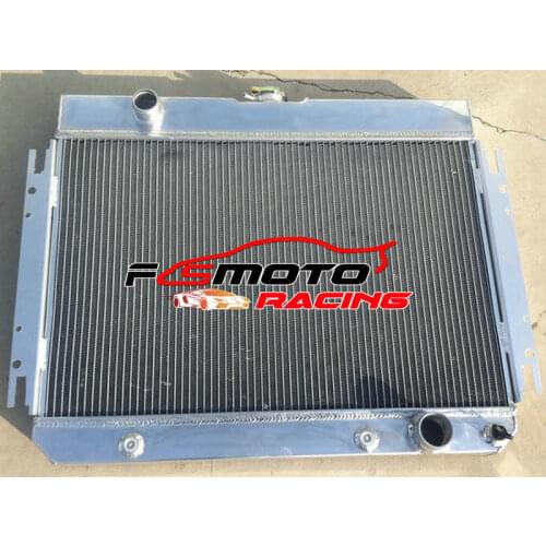 For Chevy Chevelle/El Camino 1963-1968 Biscayne / Impala 67 66 4 Row Aluminum Alloy Radiator