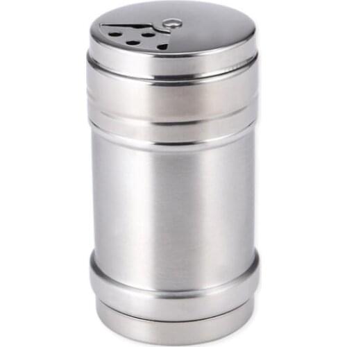 Stainless Steel Spice Shaker Pepper Salt Bottles Condiment Seasoning Container Kitchen Tool LX2218