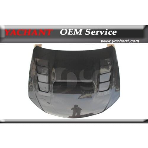 Car Styling Shipped to Airport Carbon Fiber Hood Bonnet Fit For 2008-2014 Subaru Impreza GRB GVB WRX STI VS Style Hood Bonnet