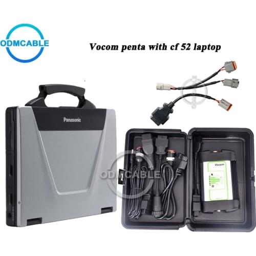 Marine Industrial engines PENTA VODIA auto Diagnosis VODIA5 DIAGNOSTIC Tool Vocom 88890300 obd usb diagnostic cable CF52 laptop