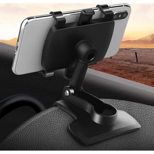 Universal Car Phone Holder Stand Dashboard Rear View Mirror Sunshade Baffle Phone Support Car Accessories