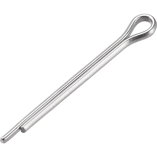 Uxcell 30Pcs Split Cotter Pin - 1.5mm x 16mm 304 Stainless Steel 2-Prongs Silver Tone for Home DIY Application