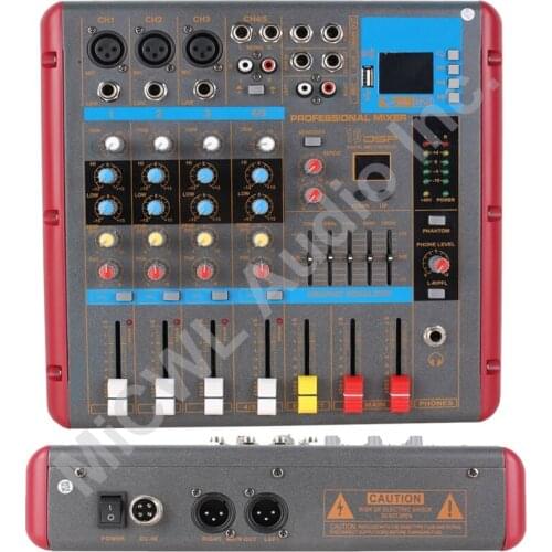 XR5 5 Channel Bluetooth Mixer Mixing Console 5 Microphones or a stereo input Stage Karaoke Microphone Mixer