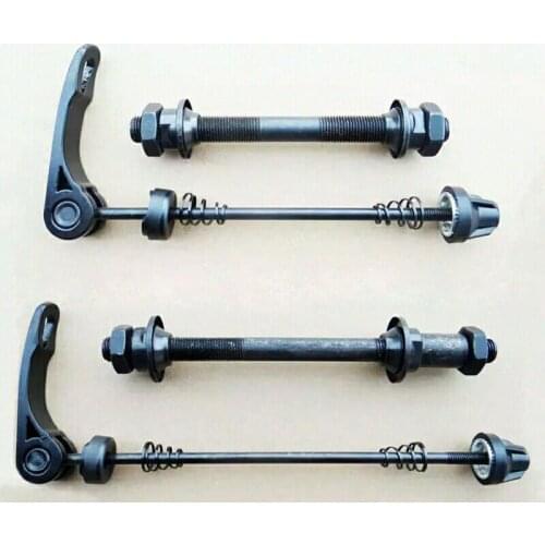 1 Set 150/180mm Bike Axle & Quick Release Lever Skewer For 6/ 7/ 8 Speed MTB Mountain Bicycle Front Rear Axle Set bike accessory