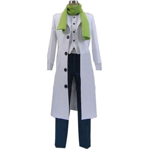 2017 DMMD Dramatical Murder Clear Cosplay Costume for men White jacket anime clothes carnival Costume Custom