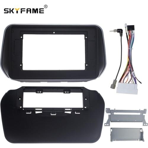SKYFAME Car Frame Cable For HYUNDAI SantaFe IX45 2018+ Screen Audio Dash Panel Frame