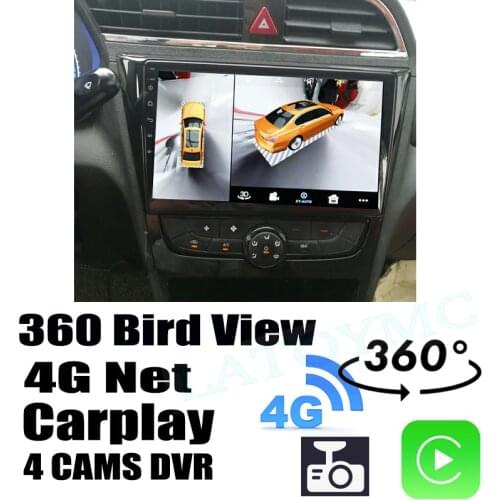 Car Audio Navigation GPS Stereo Carplay DVR 360 Birdview 4G Android System For BJEV EC3 Beijing EC 180 200