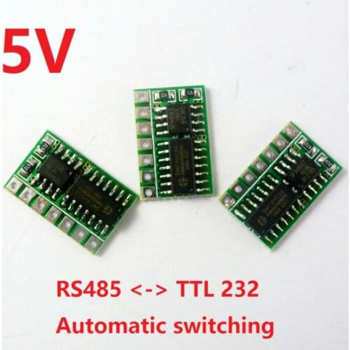 3pcs 5V mini Automatic switching RS485 to TTL 232 Board RS232 to 485 Module UART Serial port SP485 Repl MAX485
