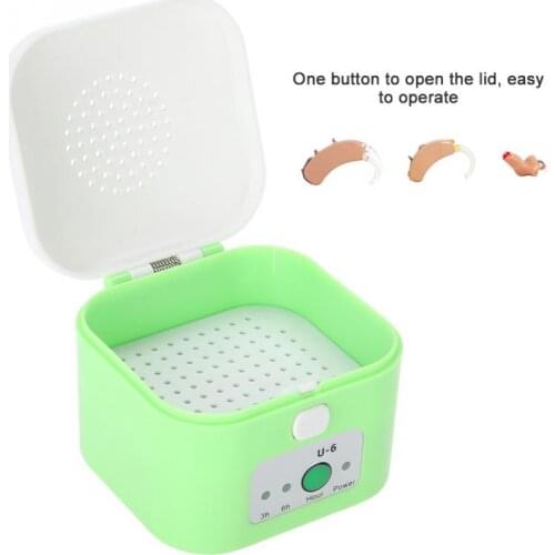 Electric USB Drying Box Headphone Dehumidifier Moisture Proof Hearing Aids Dryer Case Protect Drybox Drying Case Ear Care Health