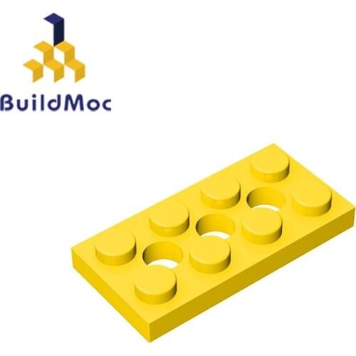 BuildMOC Compatible Assembles Particles 3709 2x4 For Building Blocks Parts DIY LOGO Educational Creative gift Toys
