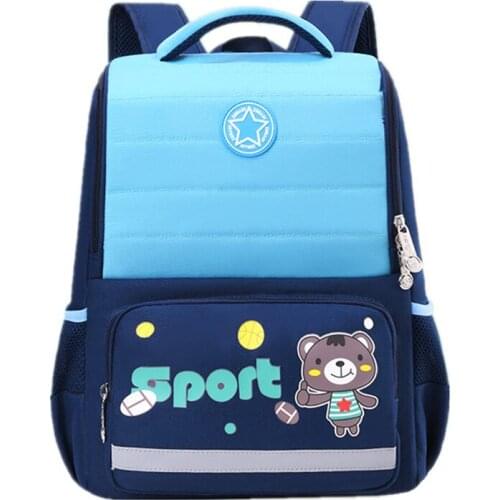 Children Orthopedic Bookbag Cartoon Lightweight School Backpack Primary Waterproof Schoolbag For Girls Boys Kids Printing Bolsas