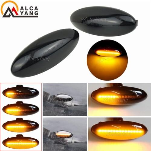 For Toyota Yaris Mk2 P9 Corolla Auris Mk1 E15 RAV4 Mk3 Dynamic Led Turn Signal Side Marker Lights Indicator Blinker Lamps