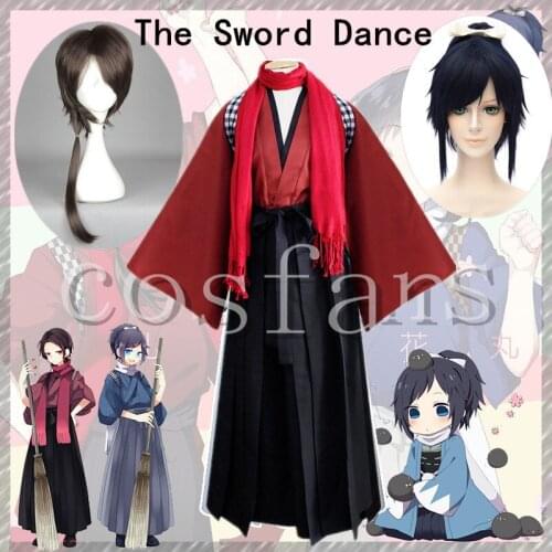 The Sword Dance Kimono Traditional Japanese Style Asian Clothes Robe Role Play Dress Haori Fancy Disguise Women Men Costume