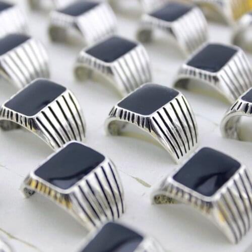 10 Pcs/lot Mix Vintage Ring for Women Cheap Factory Price Simple Metal Retro Ring for Women Men Wedding Bands Wholesale