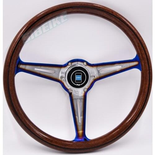 Copy Wood Ordinary Car Auto Vehicle Racing Refits Replacement Steering Wheel