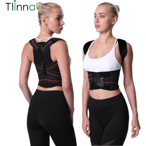 Tlinna Adjustable Clavicle Posture Corrector Men Woemen Back Brace Shoulder Lumbar Support Belt Corset Posture Correction