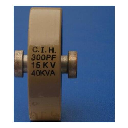 Round ceramics Porcelain high frequency machine new original high voltage CIH 300PF 15KV 40KVA