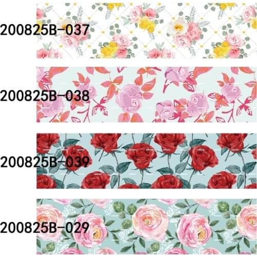 50 yards/lot) Wholesale price 22mm 25mm 38mm 75mm flower ribbon
