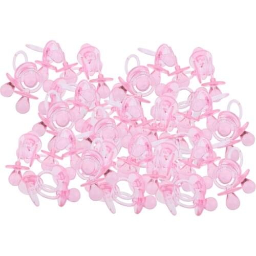 144 Pieces Mini Shower Pacifier Charm Table Scatter Gender Reveal Party Decoration