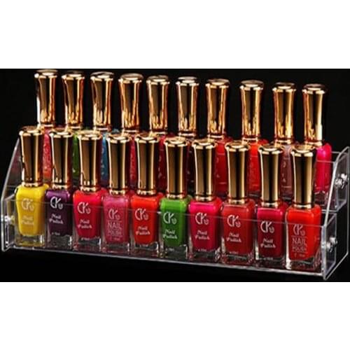 Fashion Acrylic Makeup Stand Cosmetic 2-7 Layers Clear Acrylic Organizer Lipstick Jewelry Display Nail Polish Essential Oil Rack