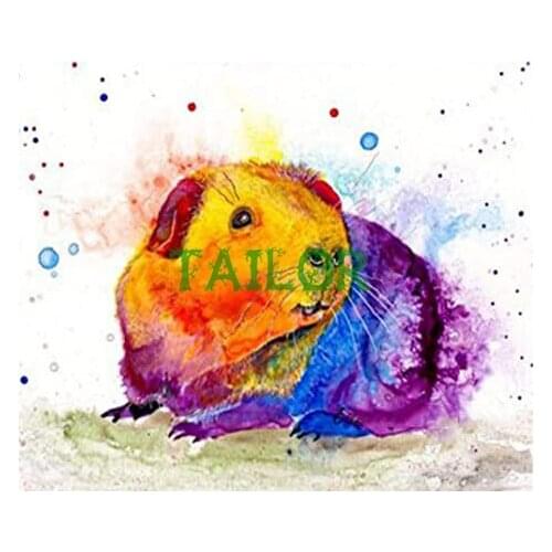 Diamond painting 5D Home Decor Gift Cuadros kit set haft diamentowy Full square Cross stitch animal Mosaic art colour squirrel 9