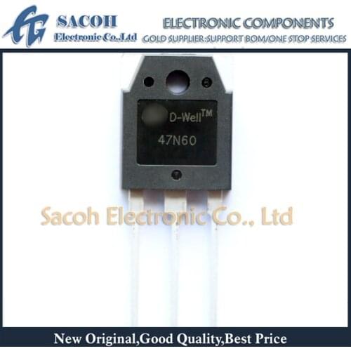 Free Shipping 10Pcs SVS47N60PT SVS47N60 SVS47N60P7 47N60 or SVS24N60F TO-3P 47A 600V N-Channel Power MOSFET