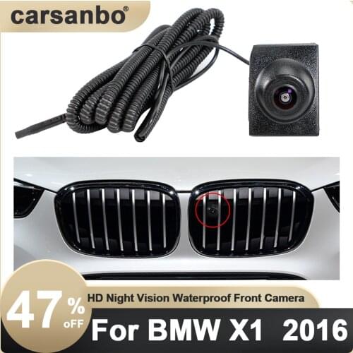 For BMW X1 (medium mesh belt plating) 2016 Front View Camera HD OEM Front View Camera Night Vision Waterproof Frontview Camera