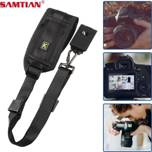 SAMTIAN SLR Camera Strap Single Shoulder Strap Diagonal Harness Quick Snap Shoulder Strap For SLR DSLR Camera Nikon Canon Sony