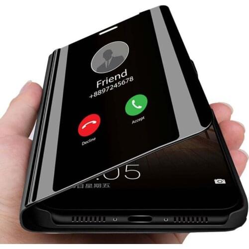 Smart Mirror Flip Case For Huawei P20 P30 Mate 30 20 10 Pro Lite P Smart 2019 Honor 20 7C 8X 10 8 9 Lite 9i Nova 2i 3 3i Cover