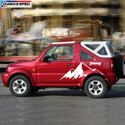 Mountain Graphics Vinyl Deal For Suzuki Jimny OFF ROAD Styling Car Door Side Decor Sticker Auto Body Exterior Accessories