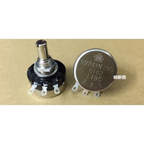 JAPAN TOCOS RV24YN 20S RV24YN20S B101 B202 B203 B204 B502 B503 100R 2K 20K 200K 5K 50K single potentiometer switch