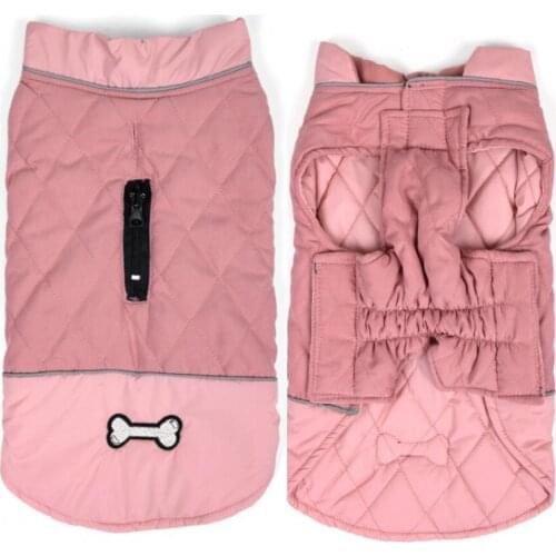 Dog Vest Winter Coat Warm Dog Apparel Cozy Waterproof Windproof Reversible Dog Clothes Reflective