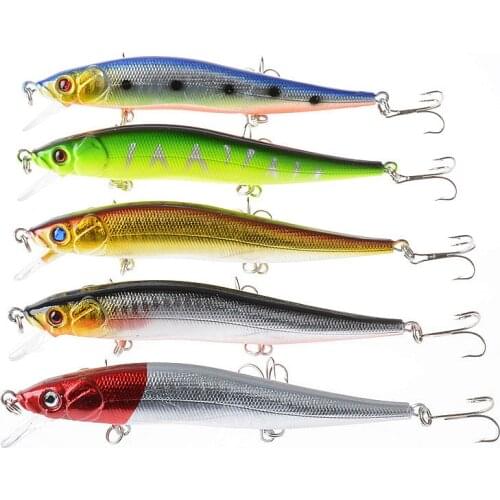 11.5cm/13.1g Topwater Fishing Lure Freshwater Walk The Dog Artificial Hard Plastic Bait Trout Bass Tackle