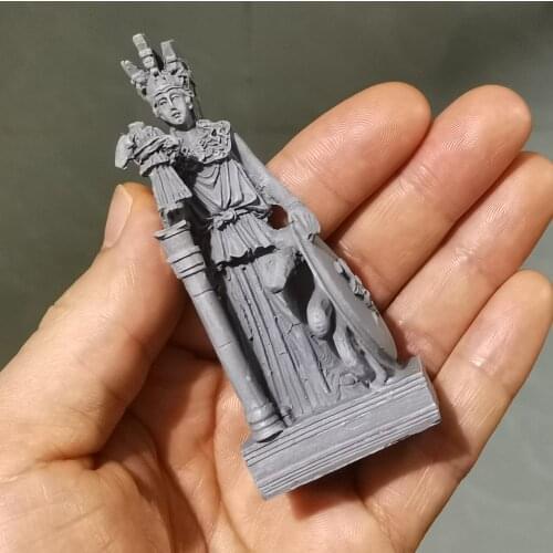 8.5CM Gray Resin Die Casting Goddess Model Statue Free Shipping