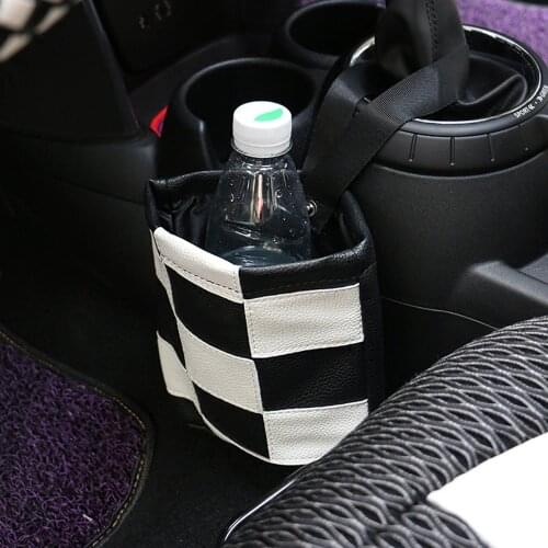 Car Phone Card Holder Bag Storage Hanging Bag For Mini Cooper One S JCW R53 R55 R56 R60 R61 F54 F55 F60 Car Accessories