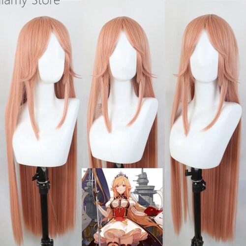 Azur Lane Richelieu Heat Resistant Cosplay Costume hairwear Wig+Wig Cap