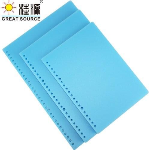 B5 Journal Cover PP Color Cover 26 Holes Binder Ring Notebook Cover Shool Office File Cover Cover (8PCS)